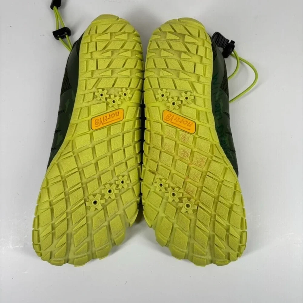 NORTIV 8 Big Kids Youth Size 5 Army Green Barefoot‎ Quick-Dry Water Aqua Shoes